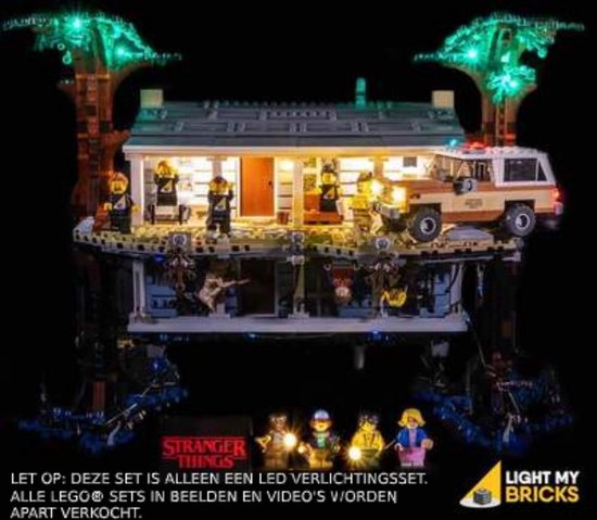 Light My Bricks LEGO Stranger Things The Upside Down 75810 Verlichtings Set
