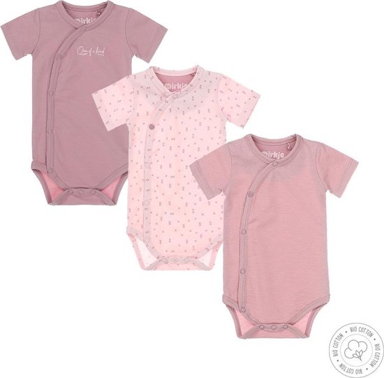 Dirkje Baby Meisjes 3 Pack Rompertje - Maat 62/68