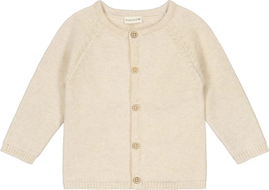 Prénatal Newborn Vestje Unisex - Baby Kleding voor Jongens en Meisjes - Maat 50 - Ecru