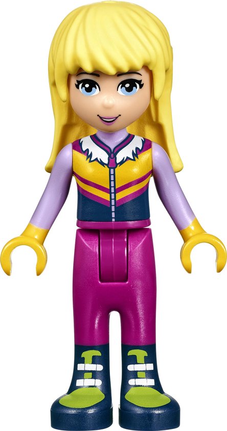 LEGO Friends Stephanie Minifiguur met Snowboard (frnd211)