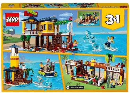 Lego Playset Creator Surfers House on the beach 3 in 1