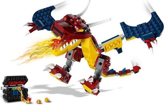 Lego Playset Creator Fire dragon Speelgoed Kinderen Spellen