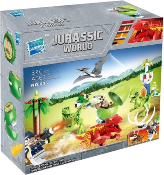 lego mega dino ei / groen lego ei / lego ei / ei om je dinosaurussen  mee te nemen / DIY 3D Mini Plastic Dino Kit Toy Bouwstenen