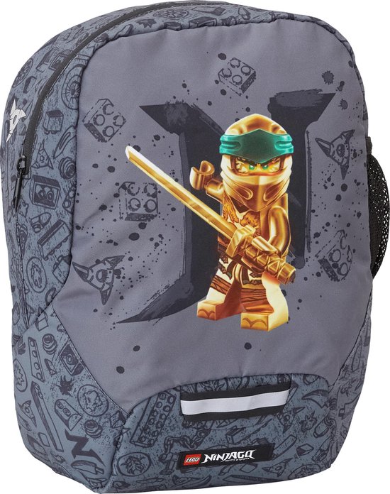 Lego Ninjago Gold Backpack Kindergarden 33 cm