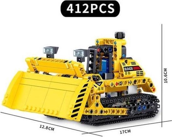 Technisch Lego - Technic - geschikt voor LEGO - Bouwplaats - Bulldozer