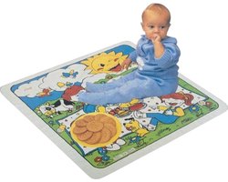 Redbox speelmat - Boerderij Speelkleed - Groen / Multicolor - Kunststof - 90 x 90 cm - Large play mat - NO. 23125 - baby's - Peuter - Verschoonmat - handig voor onderweg