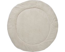Jollein - Boxkleed Rond (Nougat) - Basic Knit - Katoen - Speelkleed Baby - 95cm
