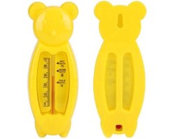 Badthermometer - Voor baby's En Kinderen - Temperatuurmeter Voor In Bad - Geel Bad Beertje - LOUZIR