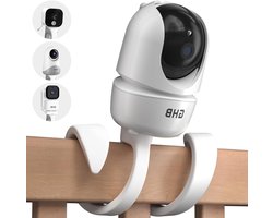 Baby Camera Houder - Monitor Beugel - Baby Bewaken - Universeel Flexibel - Medium Lengte - Grijs