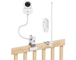 SnelShoppen - Flexibele Swivel Mount voor Baby Monitor - Geschikt voor VTech VM923/924 - Zonder Gereedschap en Wandbeschadiging - Ideaal voor Kinderen
